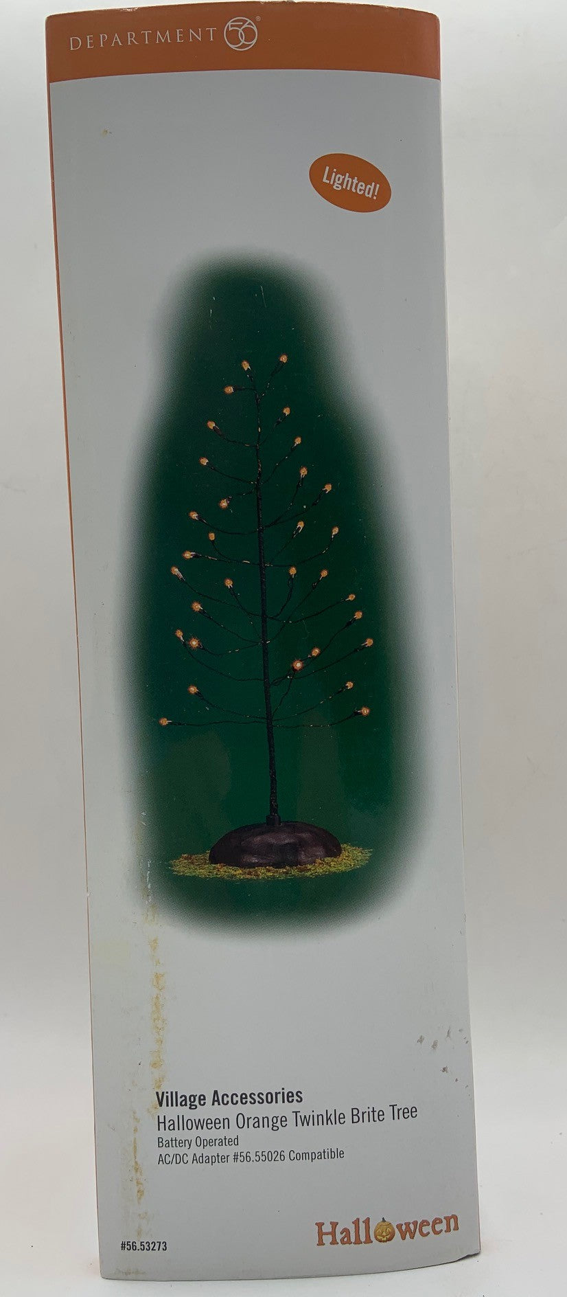 Dept 56-  Halloween Halloween Orange Twinkle Brite Tree