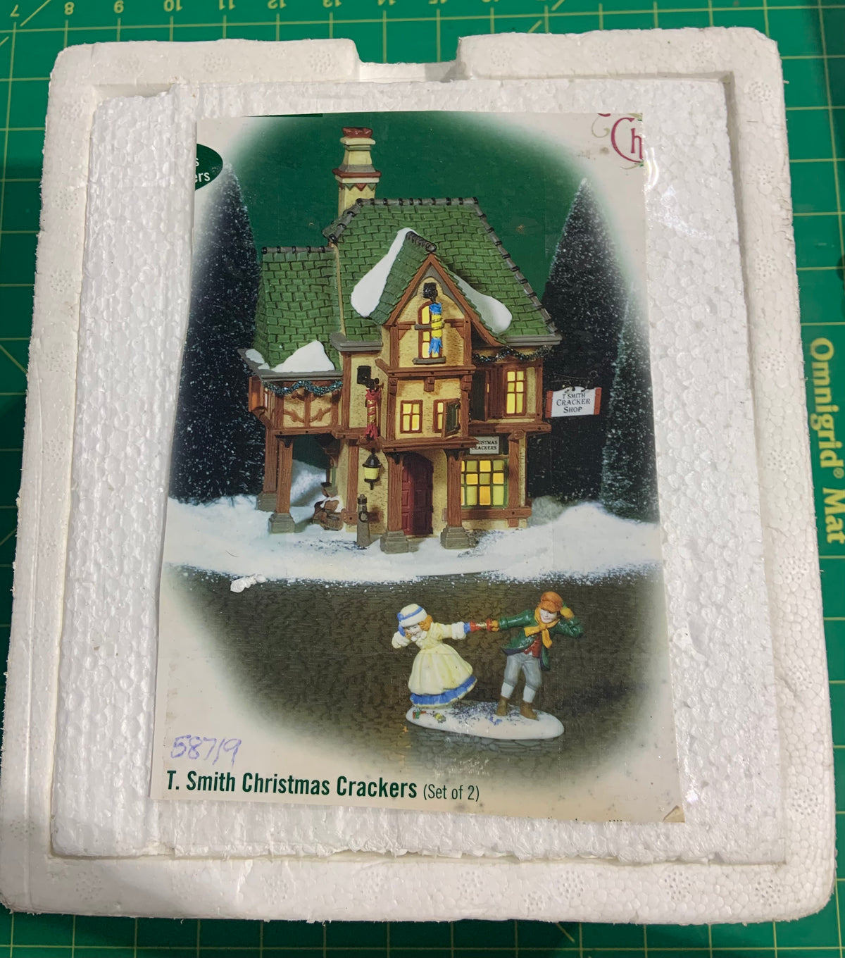 Dept 56- Dickens' Village "T. Smith Christmas Crackers" - missing sleeve