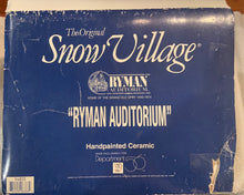 Load image into Gallery viewer, Dept 56- Snow Village &quot;Ryman Auditorium&quot; - see note
