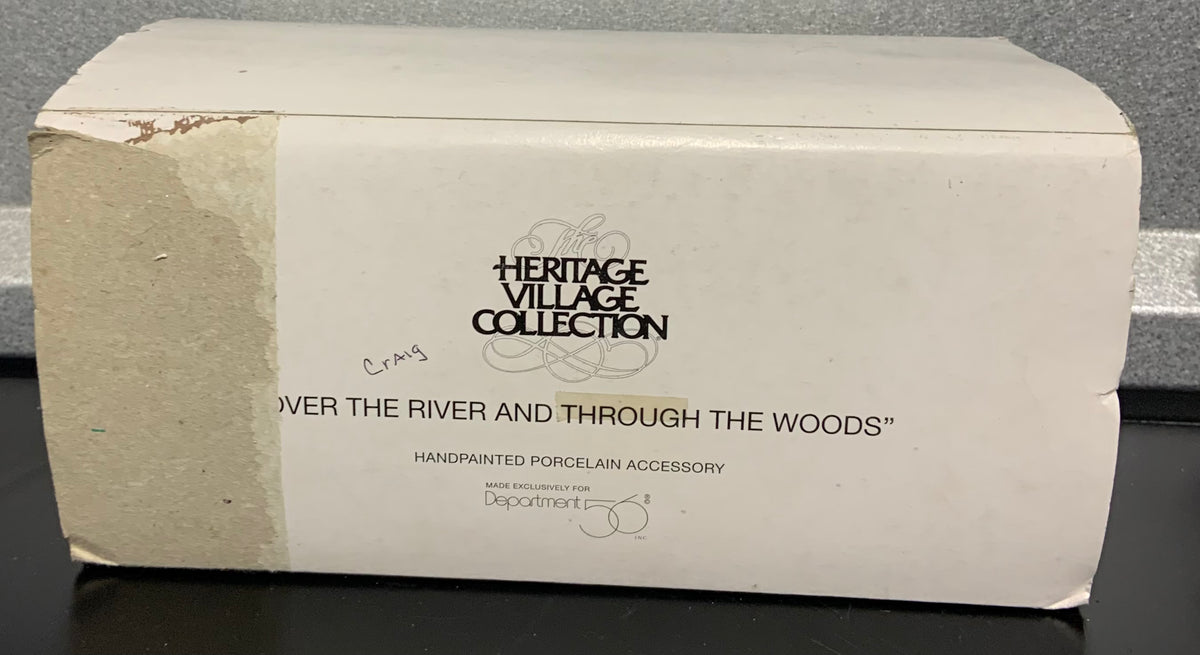 Dept 56 New England Village "Over the River and Through the Woods" accessory see note