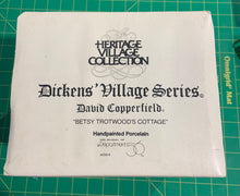 Load image into Gallery viewer, Dept 56- Dickens' Village "Betsy Trotwood's Cottage" sleeve damaged

