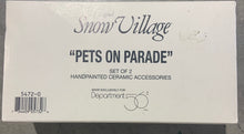 Load image into Gallery viewer, Dept 56- Snow Village "Pets on Parade" accessory
