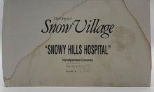 Load image into Gallery viewer, Dept 56- Snow Village "Snowy Hills Hospital" see note
