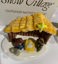 Load image into Gallery viewer, Dept 56 Snow Village "Outdoor Nativity Scene" Accessory- see note
