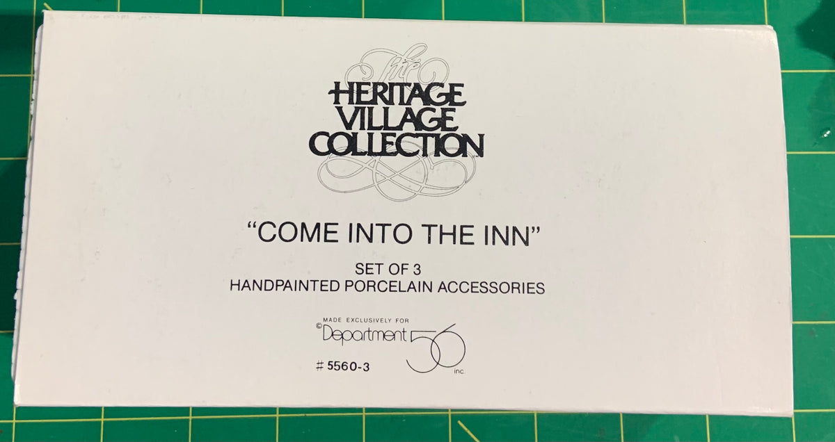 Department 56- Dickens' Village "Come into the Inn"