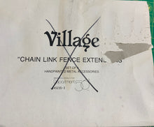 Load image into Gallery viewer, Dept 56- Village Accessories "Chain Link Fence Extensions" Accessory - Box sleeve has writing

