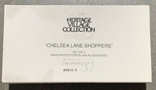 Load image into Gallery viewer, Dept 56- Dicken's Village "Chelsea Lane Shoppers" accessory
