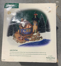 Load image into Gallery viewer, Dept 56- Dickens' Village "Lynton Point Tower" paper sleeve is damaged
