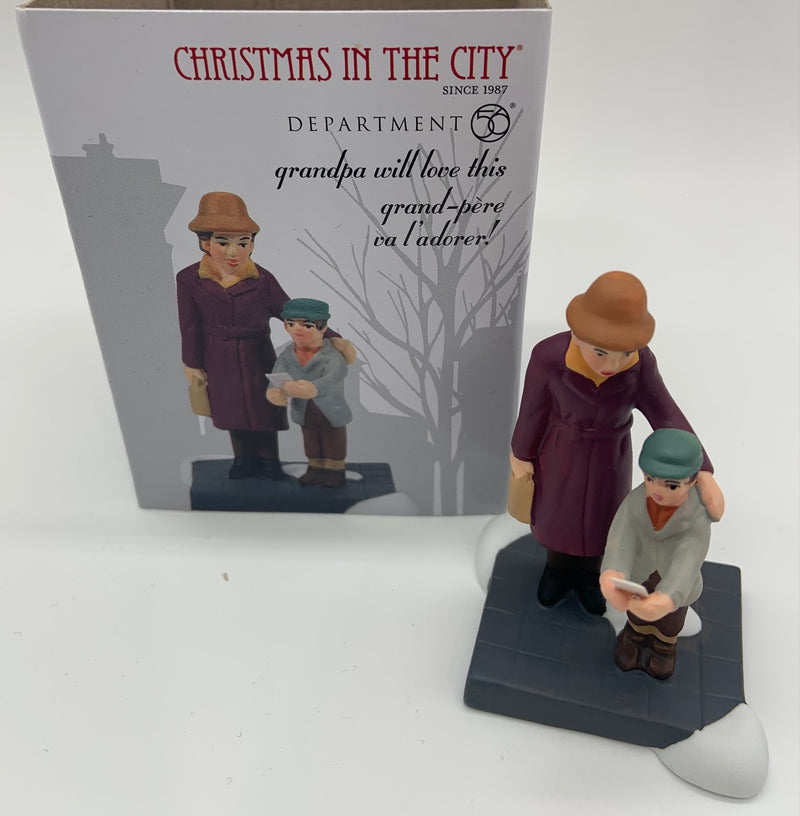 Dept 56- Christmas in the City "Grandpa Will Love This" accessory NEW