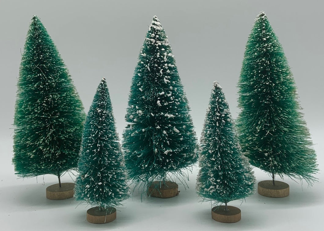 Dept 56- Set of assorted trees