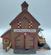 Load image into Gallery viewer, Dept 56- New England Village &quot;Pierce Boat Works&quot;
