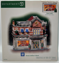 Load image into Gallery viewer, Retired Dept 56- Christmas in the City &quot;Hensly Cadillac &amp; Buick&quot;
