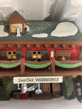 Load image into Gallery viewer, Dept 56- North Pole Village &quot;Santa&#39;s Woodworks&quot; see note
