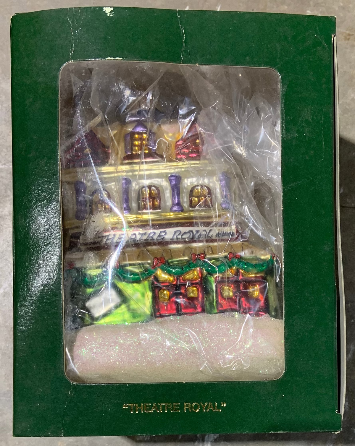 Dept 56- Dickens' Village "Theatre Royal" Glass ornament