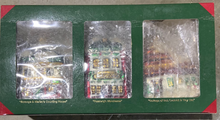 Load image into Gallery viewer, Department 56- Dickens' Village "A Christmas Carol" set of 3 Glass ornaments
