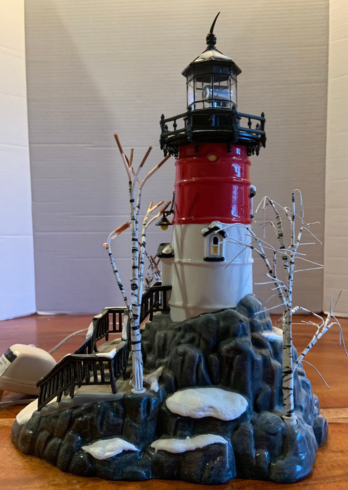 Department 56- Snow Village "Rock Point Lighthouse"