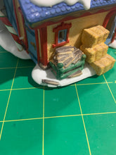Load image into Gallery viewer, Dept 56- North Pole Village "Santa's Sleigh Launch" gift set - see note- no sleeve
