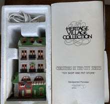 Load image into Gallery viewer, Dept 56- Christmas in the City &quot;Toy Shop and Pet Store&quot;
