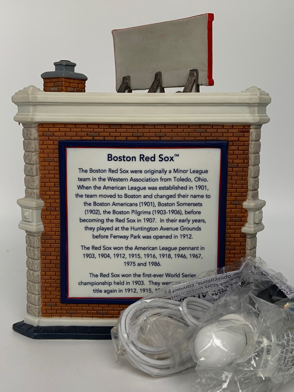 Department 56- Christmas in the City "Boston Red Sox Souvenir Shop"