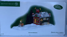 Load image into Gallery viewer, Dept 56- North Pole Series &quot;North Pole Maintenance&quot; animated accessory
