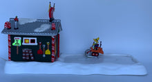 Load image into Gallery viewer, Dept 56- North Pole Series &quot;North Pole Maintenance&quot; animated accessory
