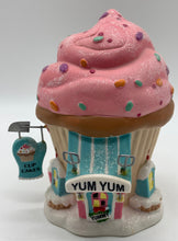 Load image into Gallery viewer, Dept 56- North Pole Series- Santa&#39;s Sweet Shop &quot;Yum Yum Cupcakes&quot;
