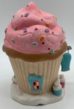 Load image into Gallery viewer, Dept 56- North Pole Series- Santa&#39;s Sweet Shop &quot;Yum Yum Cupcakes&quot;
