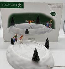 Load image into Gallery viewer, Dept 56- Village Accessories &quot;Figure Skater on Ice&quot; animated accessory
