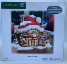 Load image into Gallery viewer, Department 56- North Pole Series &quot;Santa&#39;s Hat Inn&quot;
