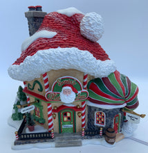 Load image into Gallery viewer, Dept 56- North Pole Series &quot;Santa&#39;s Hat Inn&quot;
