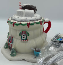 Load image into Gallery viewer, Retired Dept 56- North Pole Series &quot;Santa&#39;s Hot Cocoa Cafe&#39;&quot;
