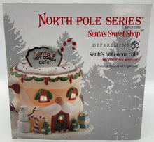 Load image into Gallery viewer, Retired Department 56- North Pole Series &quot;Santa&#39;s Hot Cocoa Cafe&#39;&quot;
