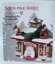 Load image into Gallery viewer, Dept 56- North Pole Series &quot;North Pole Snuffles Luv-A-Hug Center&quot;
