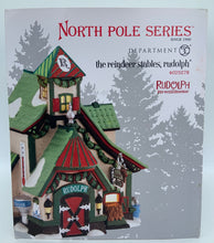 Load image into Gallery viewer, Retired Department 56- North Pole Series &quot;The Reindeer Stables, Rudolph&quot;
