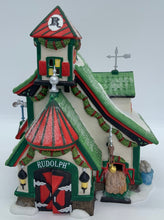 Load image into Gallery viewer, Dept 56- North Pole Series &quot;The Reindeer Stables, Rudolph&quot;
