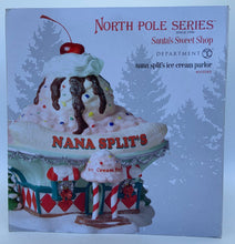 Load image into Gallery viewer, Dept 56- North Pole Series &quot;Nana Split&#39;s Ice Cream Parlor&quot;
