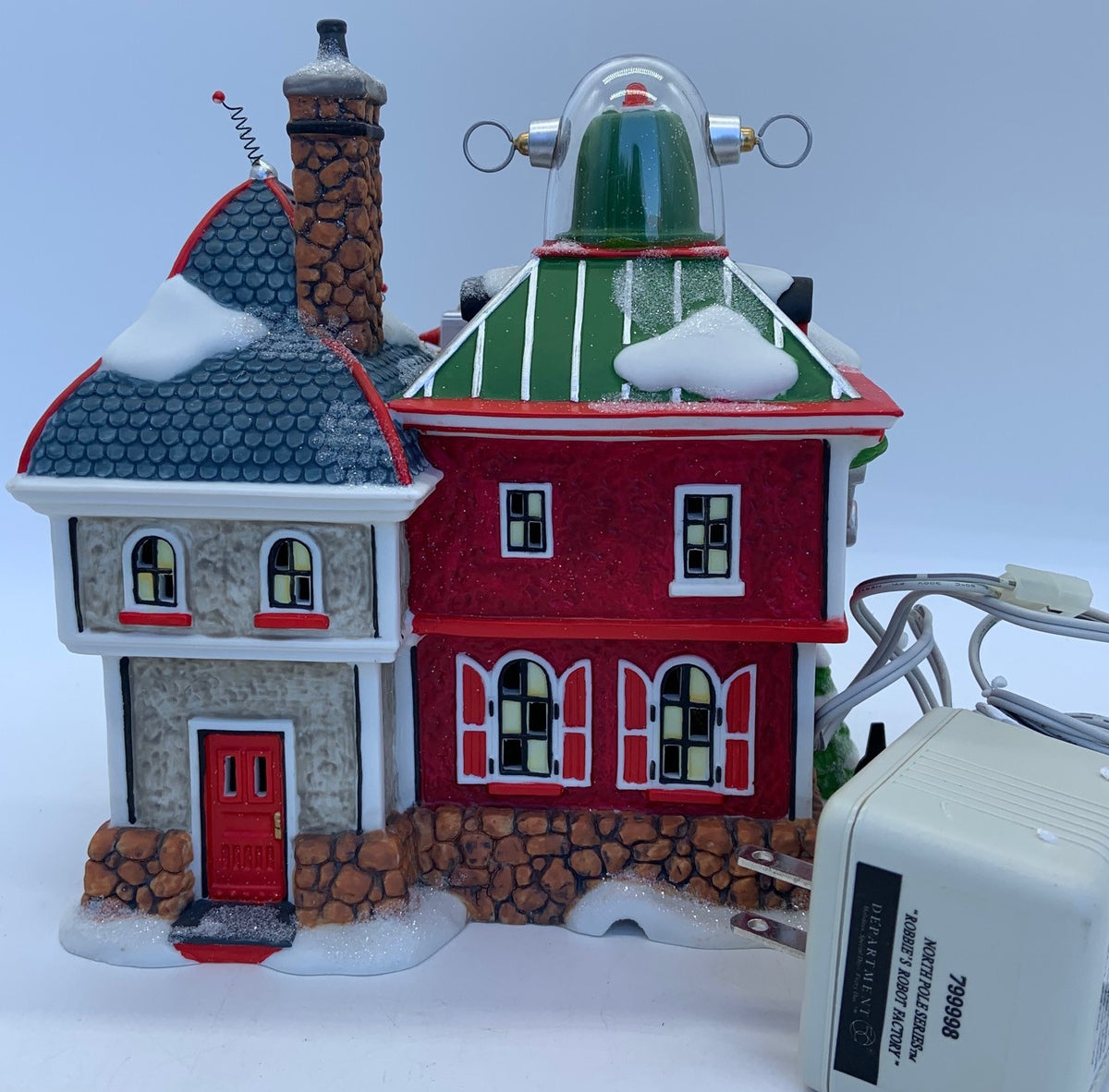 Retired Dept 56- North Pole Series "Robbie's Robot Factory"