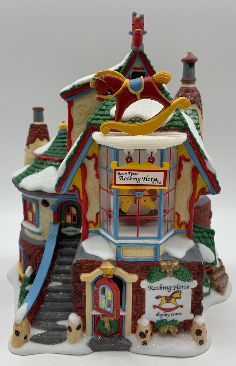 Dept 56- North Pole Series "Bjorn Turoc Rocking Horse Maker"
