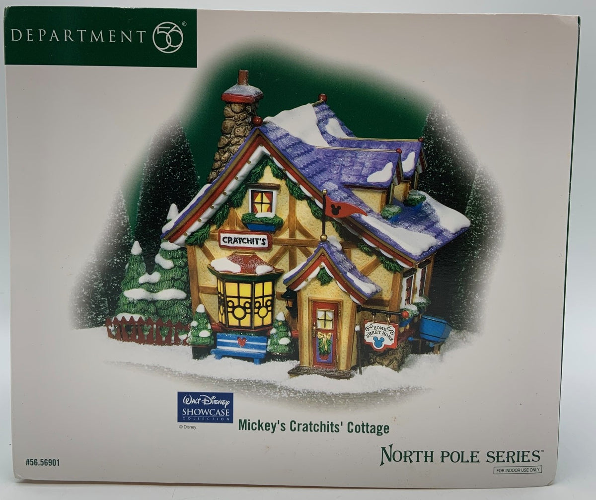 Department 56- North Pole Series "Mickey's Cratchits' Cottage"