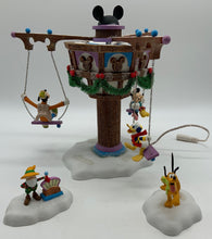 Load image into Gallery viewer, Dept 56- North Pole Series &quot;Swinging Disney Fab Five&quot; animated accessory
