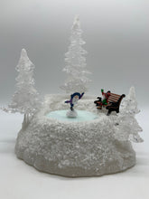 Load image into Gallery viewer, Dept 56- North Pole Series &quot;Ice &amp; Snow Skating Pond&quot; Animated Accessory
