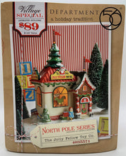 Load image into Gallery viewer, Department 56- North Pole Series &quot;The Jolly Fellow Toy Co.&quot; Holiday Special
