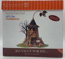 Load image into Gallery viewer, Department 56- SV Halloween &quot;Haunted Tower Tours&quot; accessory
