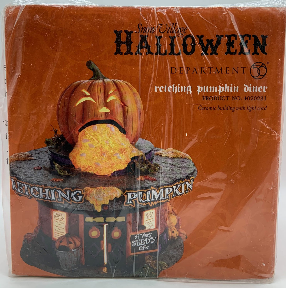 Department 56- SV Halloween "Retching Pumpkin Diner"