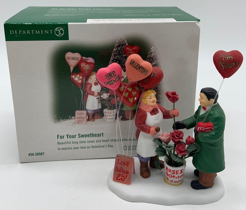 Dept 56- Christmas in the City "For Your Sweetheart" accessory