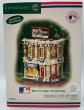 Load image into Gallery viewer, Retired Dept 56- Christmas in the City &quot;New York Yankees Souvenir Shop&quot;
