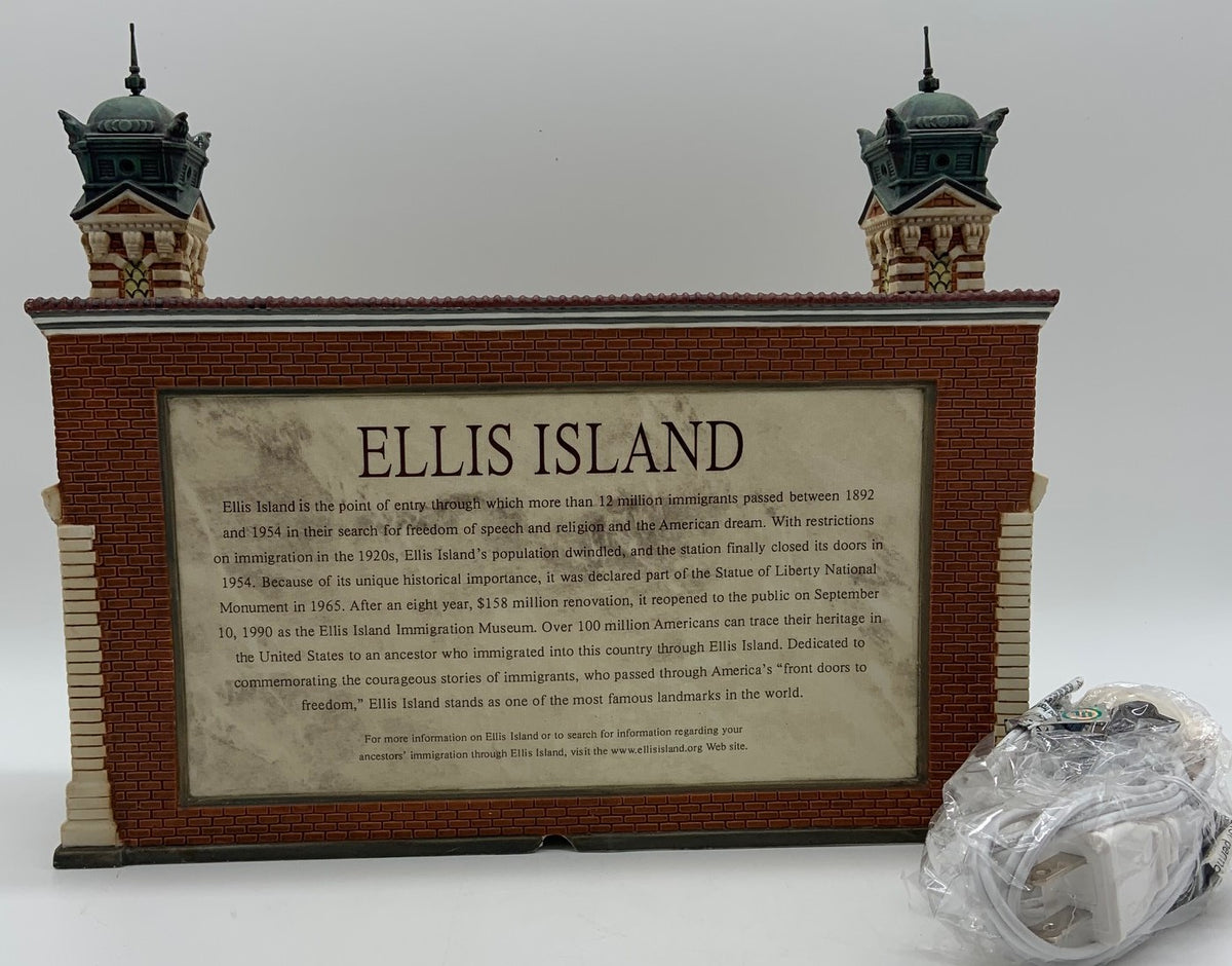 Dept 56- American Pride Collection "Ellis Island" see note