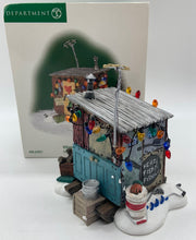 Load image into Gallery viewer, Department 56- Village Accessories &quot;Here Fishy Fishy Ice House&quot; accessory
