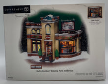 Load image into Gallery viewer, Dept 56- Christmas in the City &quot;Harley-Davidson Detailing, Parts &amp; Service&quot;
