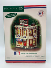 Load image into Gallery viewer, Retired Dept 56- Christmas in the City &quot;Chicago Cubs Souvenir Shop&quot; 
